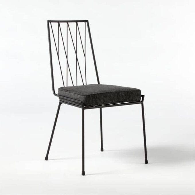 Armless outdoor chair
